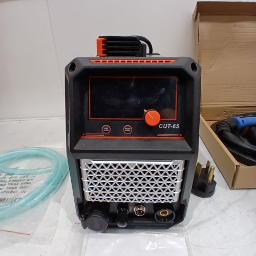 PLASMA CUTTER 65 AMP NON HIGH FREQUENCY NON-TOUCH PILOT ARC DIGITAL PLASMA CUTTER, DC INVERTER 110/220 V DUAL VOLTAGE BLOWBACK PLASMA CUTTING MACHINE (MODEL: CUT-65) image 5