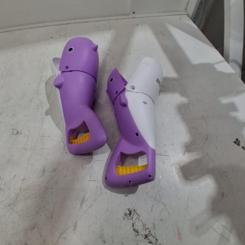 2PK HIPPO-SHAPED SAND SCRAPER - PURPLE AND WHITE image 2