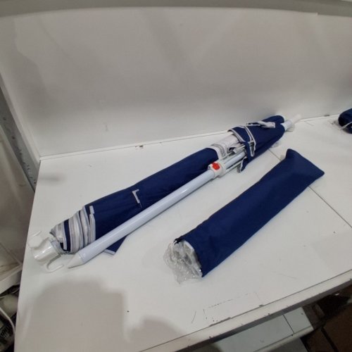 PORTABLE UMBRELLA WITH STAND - 7FT - ROYAL BLUE (ITEM: PU-PSTS02) image 2