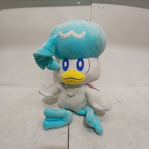 JAZWARES POKEMON QUAXLY PLUSH - TURQUOISE AND WHITE (MODEL: PKW4474) image 3
