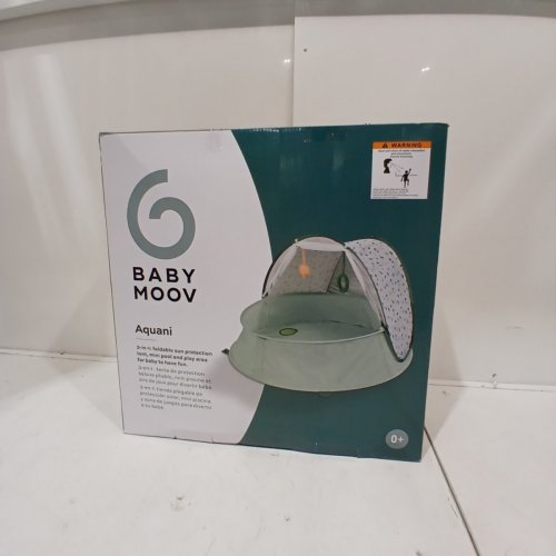 BABY MOOV AQUANI FOLDABLE BABY BEACH TENT - GREEN/GRAY - (MODEL: A035221_US) image 5