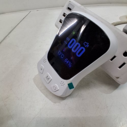 CARBON MONOXIDE DETECTOR PLUG-IN WALL WITH LCD DISPLAY - BLACK/WHITE (MODEL: MY-S17) image 2