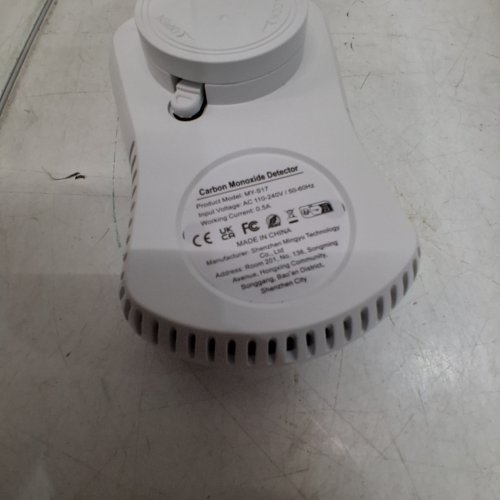 CARBON MONOXIDE DETECTOR PLUG-IN WALL WITH LCD DISPLAY - BLACK/WHITE (MODEL: MY-S17) image 5