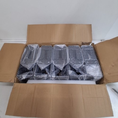 10PK POST BASES - 4"X4" (INNER 3.6"X3.6") - BLACK (MODEL: QBLZ-4IN-10) image 2