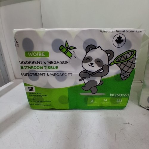48PK IVOIRE ABSORBENT & MEGA SOFT BATHROOM TISSUE - WHITE image 2