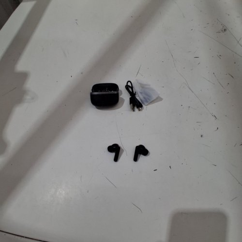 BHNYBWUL BLUETOOTH WIRELESS EARBUDS WITH TOUCH CONTROLS AND BATTERY DISPLAY CASE - BLACK (MODEL: S2) image 3