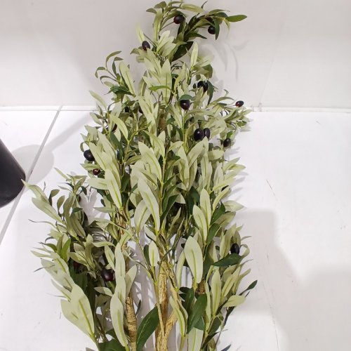 REALEAD ARTIFICIAL OLIVE TREE WITH REALISTIC APPEARANCE - 6FT - GREEN image 3