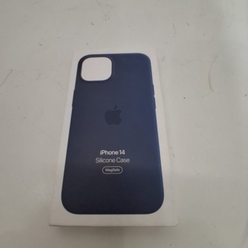 APPLE SILICONE PHONE CASE WITH MAGSAFE FOR IPHONE 14 - STORM BLUE (MODEL: A2910) image 2