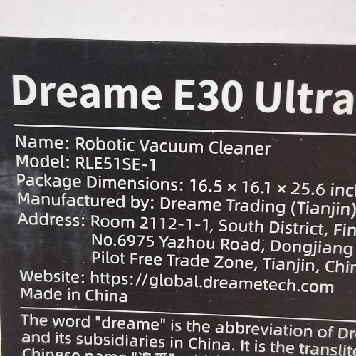 DREAME E30 ULTRA ROBOT VACUUM CLEANER - AUTOMATIC EMPTYING, MOP CLEANING, ROBOSWING TECHNOLOGY, MOP LIFTS TO 10.5 MM, 7000PA SUCTION - WHITE (MODEL: RLE51SE-1) image 14