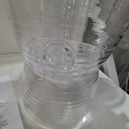 CREATIVEWARE RM-BEV01 POLY PROP BEVERAGE DISPENSER 3-GALLON UNBREAKABLE BEVERAGE DISPENSER, CLEAR image 3