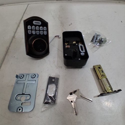 TEEHO KEYPAD DIGITAL DEADBOLT LOCK - OIL RUBBED BRONZE (MODEL: TE001) image 5