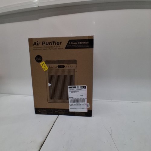 EVALIT 3 STAGE AIR PURIFIER - UP TO 2200FT² - BLACK (MODEL: ET066) image 2