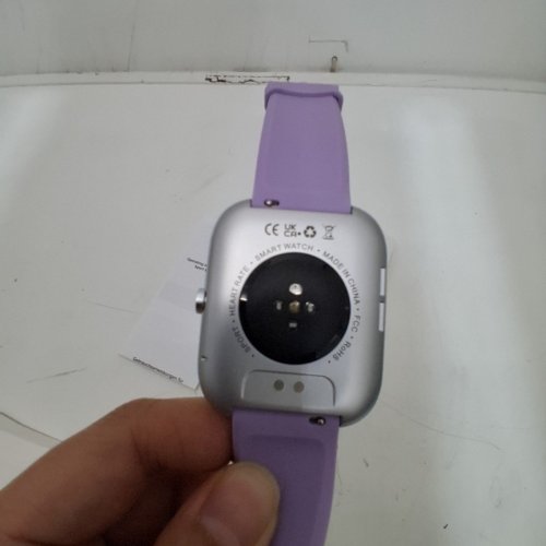 WOMEN'S DYURWA SMART WATCH FITNESS TRACKER - 1.91" HD SCREEN, HEART RATE/SLEEP MONITOR, SPO2, IP68 WATERPROOF, STEP COUNTER, FOR ANDROID/IOS - PURPLE (MODEL: T60) image 4