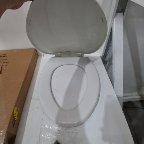 BEMIS SLOW CLOSE EASY CLEAN TOILET SEAT - ELONGATED 18.5" - WHITE (MODEL: 7300SLEC-000) image 3
