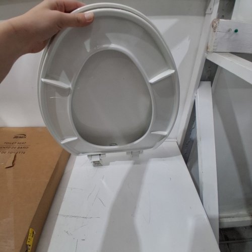 BEMIS SLOW CLOSE EASY CLEAN TOILET SEAT - ELONGATED 18.5" - WHITE (MODEL: 7300SLEC-000) image 4