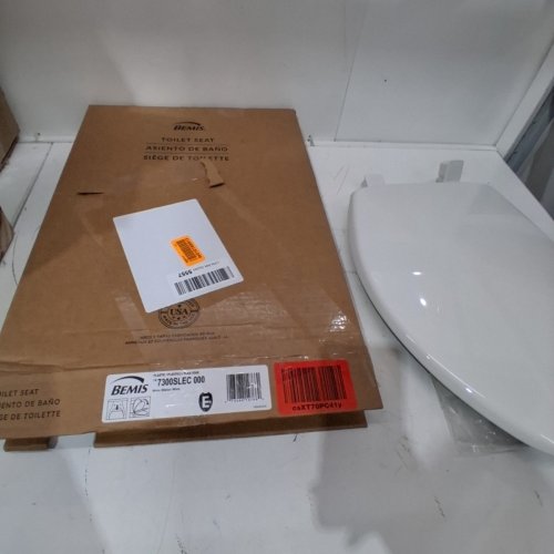 BEMIS SLOW CLOSE EASY CLEAN TOILET SEAT - ELONGATED 18.5" - WHITE (MODEL: 7300SLEC-000) image 5