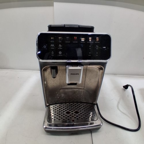 PHILIPS 4400 SERIES LATTEGO FULLY AUTOMATIC ESPRESSO MACHINE WITH BUILT-IN GRINDER & MILK FROTHER - BLACK/CHROME (MODEL: EP4447/90) image 4