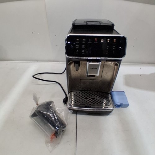 PHILIPS 4400 SERIES LATTEGO FULLY AUTOMATIC ESPRESSO MACHINE WITH BUILT-IN GRINDER & MILK FROTHER - BLACK/CHROME (MODEL: EP4447/90) image 14