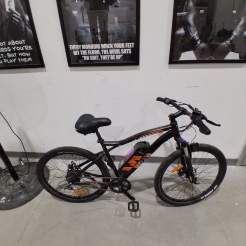 ZDZA ELECTRIC BIKE PEAK MOTOR E-MOUNTAIN EBIKE FOR ADULTS, 7 SPEED - 35KM/H - 36 V - 10.4 AH - 1000W - 26" - BLACK AND ORANGE (MODEL:UL2849) image 3