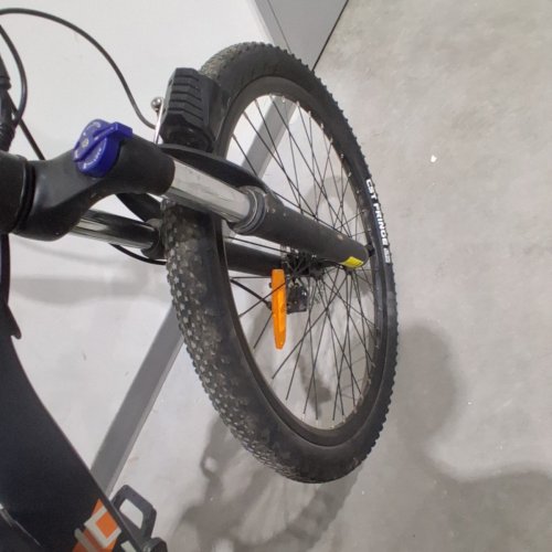 ZDZA ELECTRIC BIKE PEAK MOTOR E-MOUNTAIN EBIKE FOR ADULTS, 7 SPEED - 35KM/H - 36 V - 10.4 AH - 1000W - 26" - BLACK AND ORANGE (MODEL:UL2849) image 7