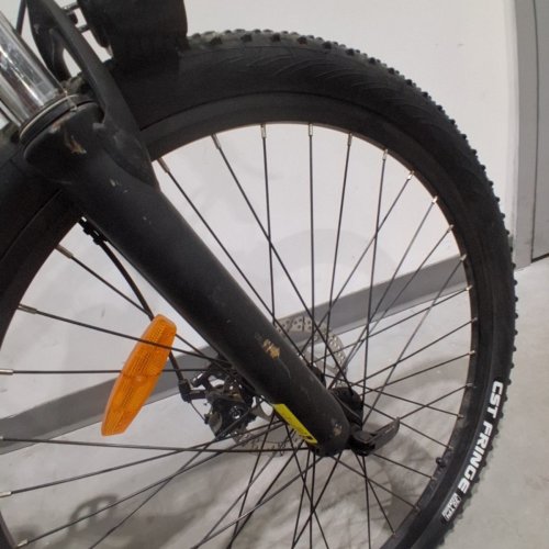 ZDZA ELECTRIC BIKE PEAK MOTOR E-MOUNTAIN EBIKE FOR ADULTS, 7 SPEED - 35KM/H - 36 V - 10.4 AH - 1000W - 26" - BLACK AND ORANGE (MODEL:UL2849) image 8