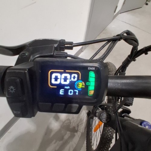 ZDZA ELECTRIC BIKE PEAK MOTOR E-MOUNTAIN EBIKE FOR ADULTS, 7 SPEED - 35KM/H - 36 V - 10.4 AH - 1000W - 26" - BLACK AND ORANGE (MODEL:UL2849) image 9