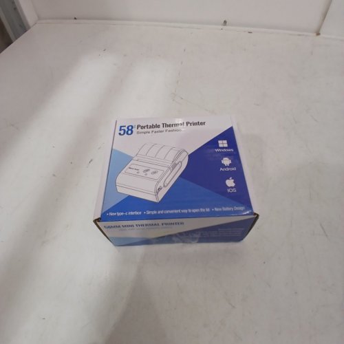 PORTABLE MINI THERMAL PRINTER - 58 MM PAPER WIDTH- BLACK (MODEL: MP-58MINI) image 4
