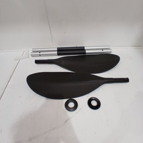 KAYAK PADDLE - 84" - BLACK / SILVER image 2