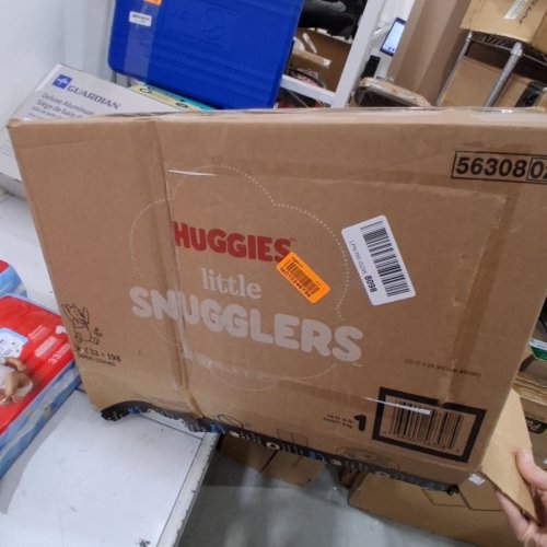 198PK HUGGIES LITTLE SNUGGLERS LUXURY SOFTNESS DISPOSABLE BABY DIAPERS - SIZE 1 image 4