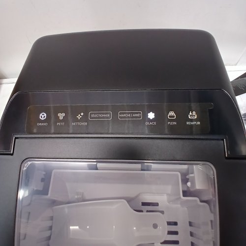 ICEMAN DUAL-SIZE ICE SELF CLEANING PORTABLE COUNTER TOP ICE MAKER - 22LBS/24HRS - BLACK (MODEL: RJ56-BUL-12) image 2