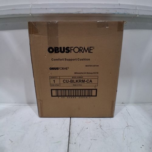 OBUSFORME MEMORY FOAM BACK CUSHION - 16"X13" - BLACK (MODEL: CU-BLKRM-CA) image 4
