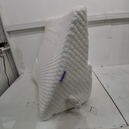 BEKWEIM MEMORY FOAM TRIANGLE REST WEDGE PILLOW - WHITE image 2