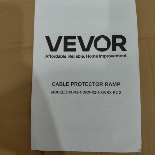 SPEED BUMP CABLE PROTECTOR RAMP 2-CABLE RUBBER CORD GUARD - 10" X 38.5" - 22,000 LBS MAX - BLACK/YELLOW (MODEL: ZRX-R2-1) image 4