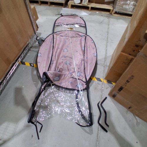 FULLY ENCLOSED UNIVERSAL ELECTRIC MOTORCYCLE SUNSHADE COVER - PINK image 3
