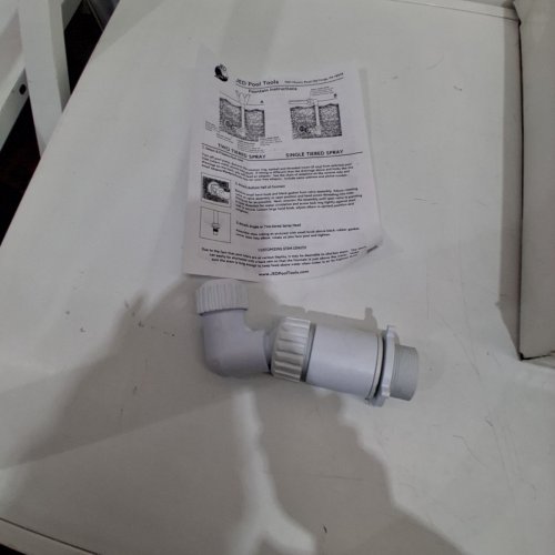 JED POOL TOOLS POOL FOUNTAIN REPLACEMENT PART - WHITE (MODEL: IFNT-IC) image 3