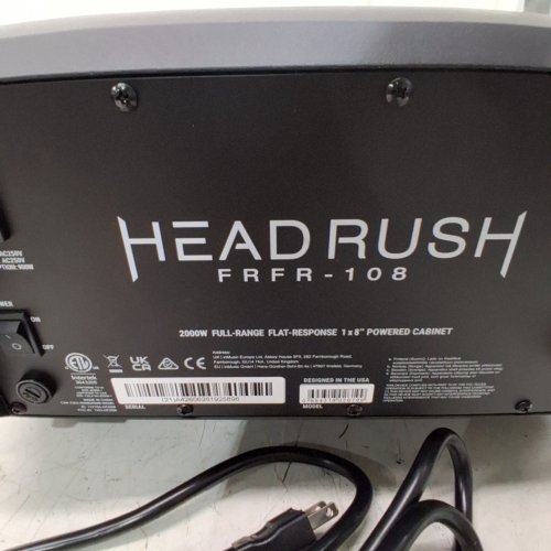 HEADRUSH FRFR-108 - 2000W FULL-RANGE FLAT-RESPONSE POWERED GUITAR CABINET image 5