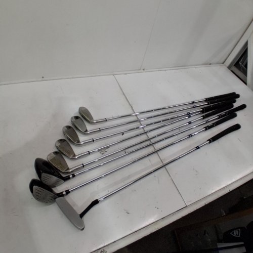 8PC STRATA REGULAR GOLF CLUBS WITH STAND BAG - RIGHT HAND - BLUE/BLACK (MODEL: B07H2HQJR5) image 2
