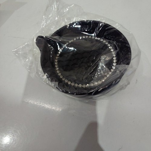 4PK RHINESTONE BLING CAR CUP HOLDER COASTER - UNIVERSAL - BLACK image 2