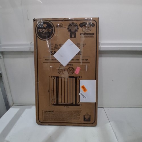 REGALO EASY STEP SAFETY GATE - 29"- 38.5" - WHITE (MODEL: 1160-DS) image 3