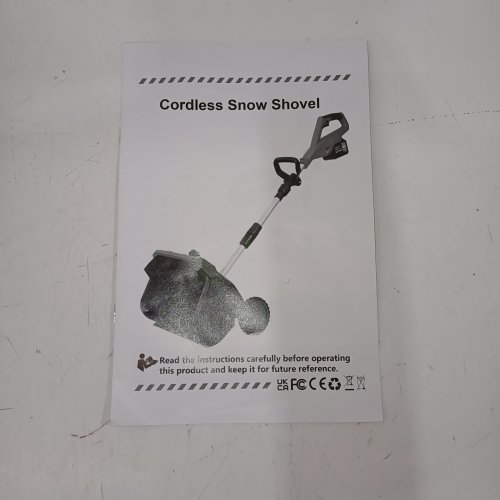 ELECTRIC ADJUSTABLE CORDLESS SNOW SHOVEL - 20V - GREEN/BLACK image 5