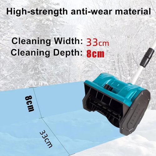 ELECTRIC ADJUSTABLE CORDLESS SNOW SHOVEL - 20V - GREEN/BLACK image 2