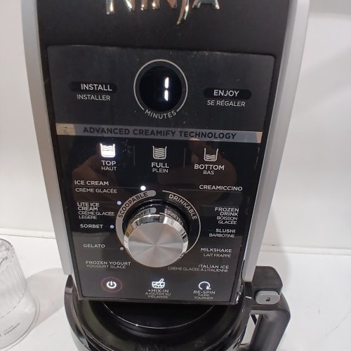 NINJA CREAMI DELUXE 11-IN-1 DIGITAL FROZEN TREAT MAKER - MAKES 24OZ PINTS - SILVER (MODEL: NC501C) image 2