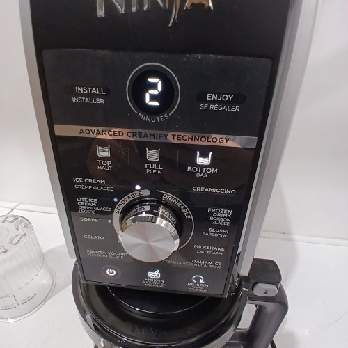 NINJA CREAMI DELUXE 11-IN-1 DIGITAL FROZEN TREAT MAKER - MAKES 24OZ PINTS - SILVER (MODEL: NC501C) image 3