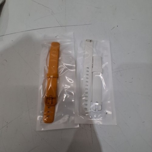 2PK FITBIT INSPIRE 3 SMART WATCH BAND REPLACEMENT - ORANGE/WHITE image 2