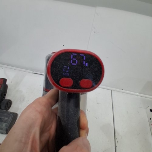 SUXIANGVAC 8-IN-1 CORDLESS POWERFUL SUCTION STICK VACUUM CLEANER WITH LED DISPLAY, 3 MODES SUCTION FOR HARDWOOD FLOOR/CARPET/PET HAIR - 2200MAH - RED (MODEL: A27-6ICR18650-2200MAH) image 2