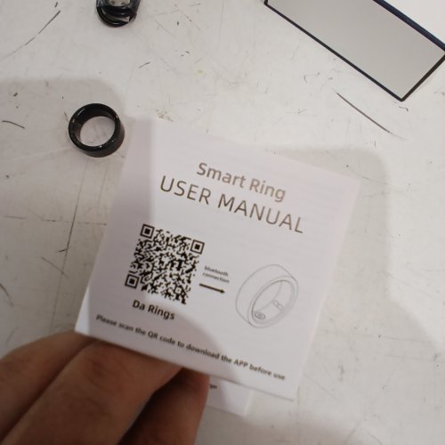 UNISEX SMART RING HEALTH/FITNESS TRACKER, WATERPROOF SMART RING WITH ACTIVITY, SLEEP, HEALTH & STEP MONITORING - SIZE 9 image 2