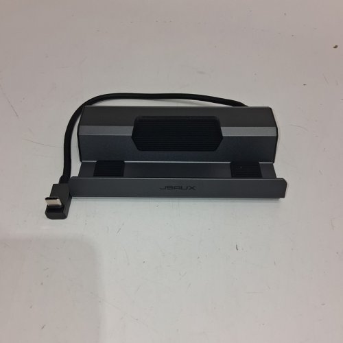 JSAUX 6-IN-1 DOCKING STATION HDMI (4K 60HZ) GIGABIT ETHERNET, 3 USB A 3.0 AND USB C PORTS - GREY (MODEL: ‎CH4504) image 2