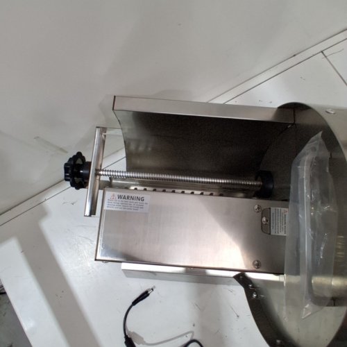 CAVLHILS COMMERICAL ELECTRIC SLICER WITH HANDS FREE OPERATION - 15" X 12" X 14" - 120V - STAINLESS STEEL image 6