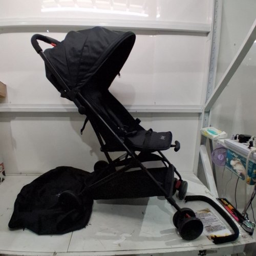 PYLE JOVIAL LIGHTWEIGHT FOLDING BABY STROLLER - BLACK (MODEL: CA-JPC20BK) image 2