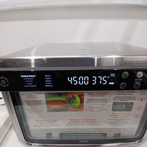 NINJA FOODI COUNTERTOP 10-IN-1 XL PRO AIR FRY OVEN - 1800W - SILVER/BLACK (MODEL: DT201C) image 2